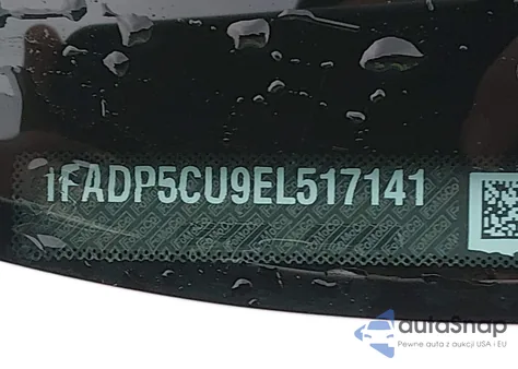 2014 Ford C-Max Energi Sel из США, поврежденный, VIN 1FADP5CU9EL517141